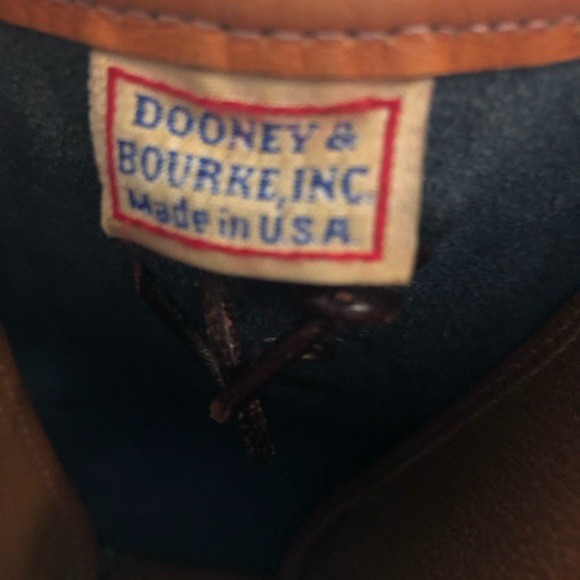 Vintage Dooney and Bourke Classic Black and Brown Leather Purse - Picture 7 of 9